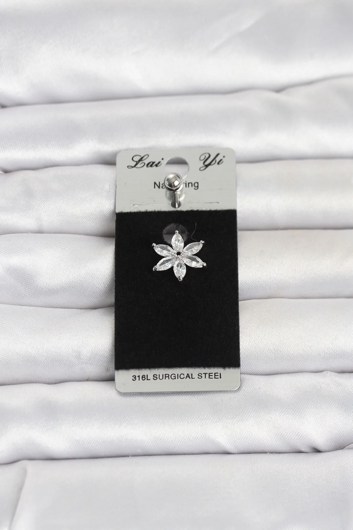 Tegan 316L Cerrahi Çelik Lotus Model Göbek Piercing TG27PR1378