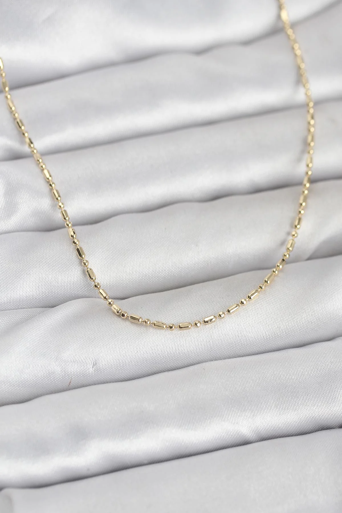 Tegan CM 14K Gold Renk Zincirli 60 cm Kadın Kolye TG27BKO10938