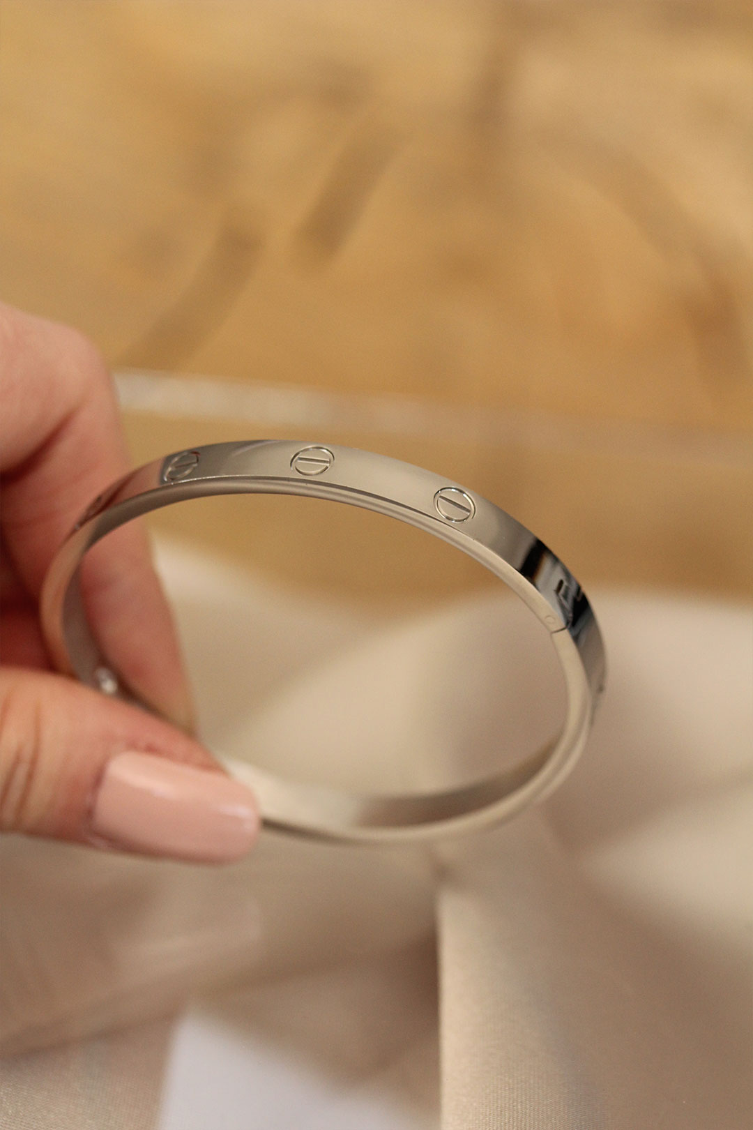 Tegan 316L Çelik Silver Renk Bilezik TG27BB3569