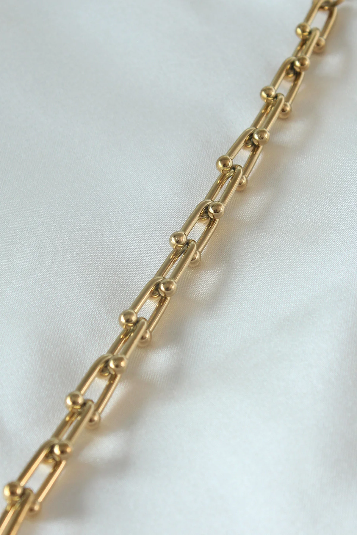 Tegan 316L Çelik Gold Renk Tifany Model Kadın Bileklik TG27BB5101