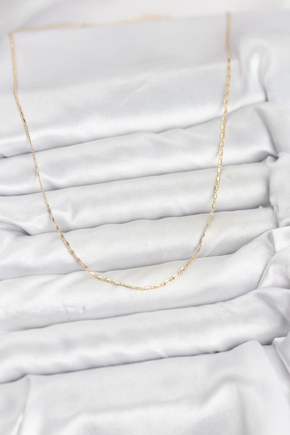 Tegan CM 14K Gold Renk Kesme Model 60 cm Kadın Kolye TG27BKO10931