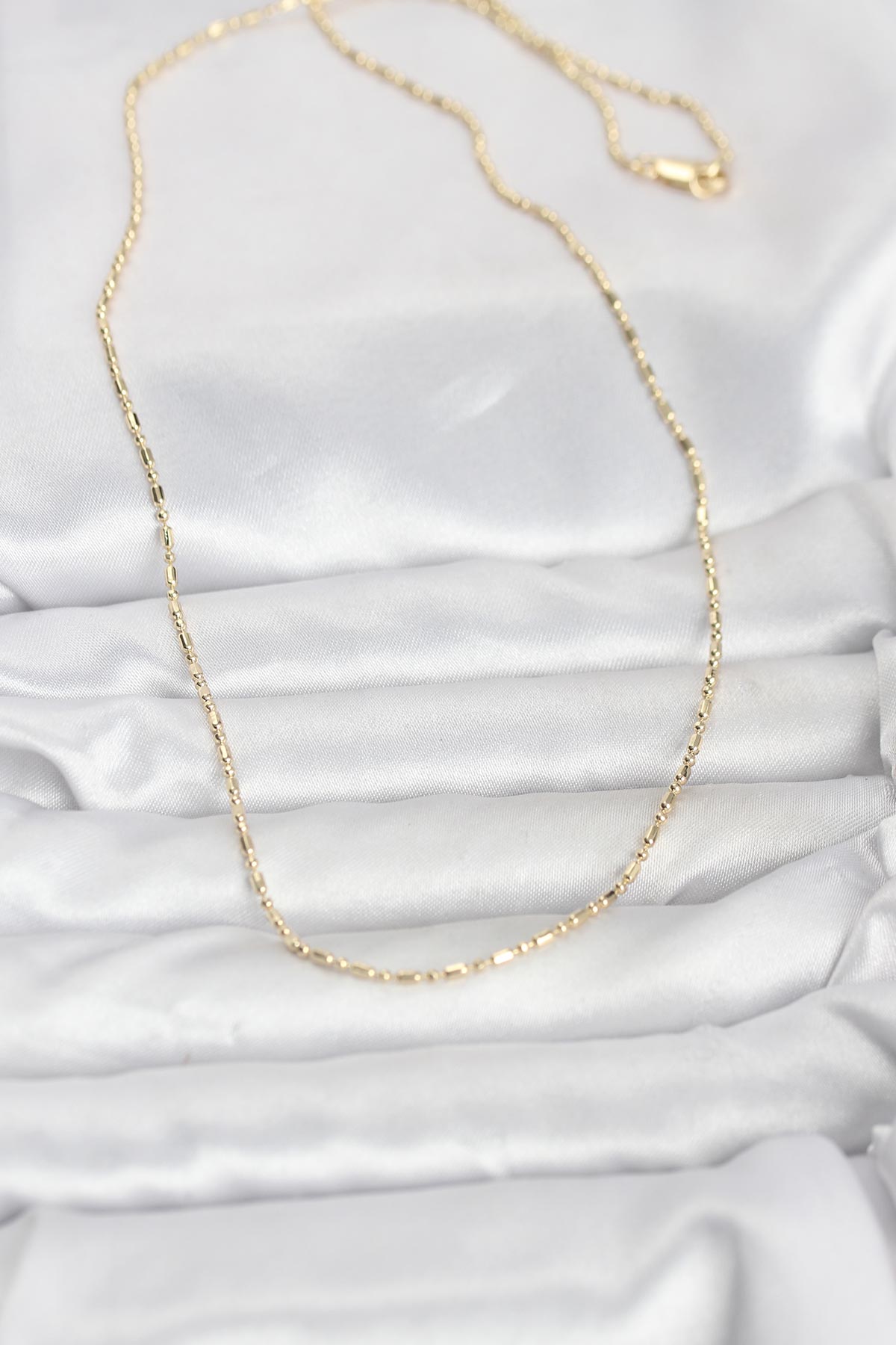 Tegan CM 14K Gold Renk Zincirli 60 cm Kadın Kolye TG27BKO10938