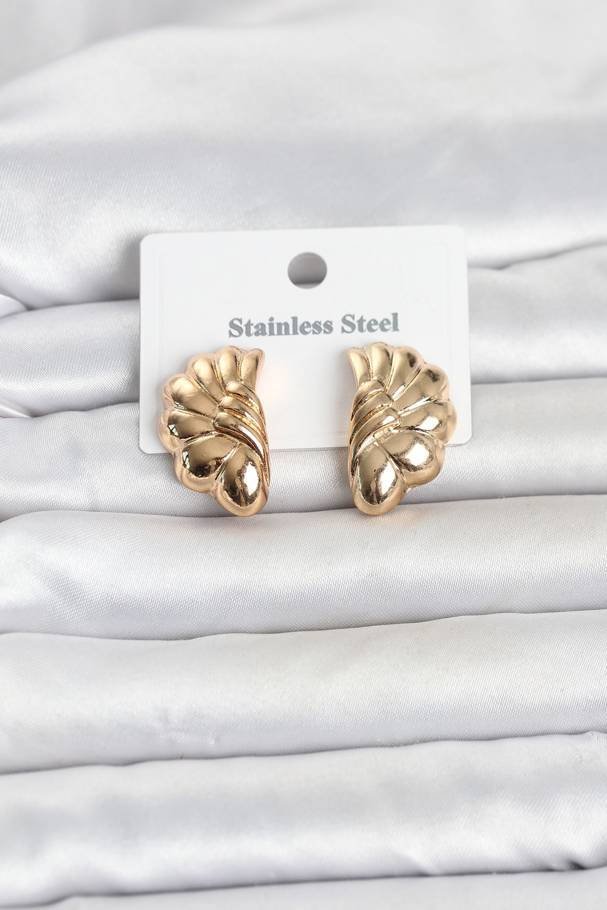 Tegan 316L Çelik Gold Renk Vintage Model Kadın Küpe TG27BKP11837