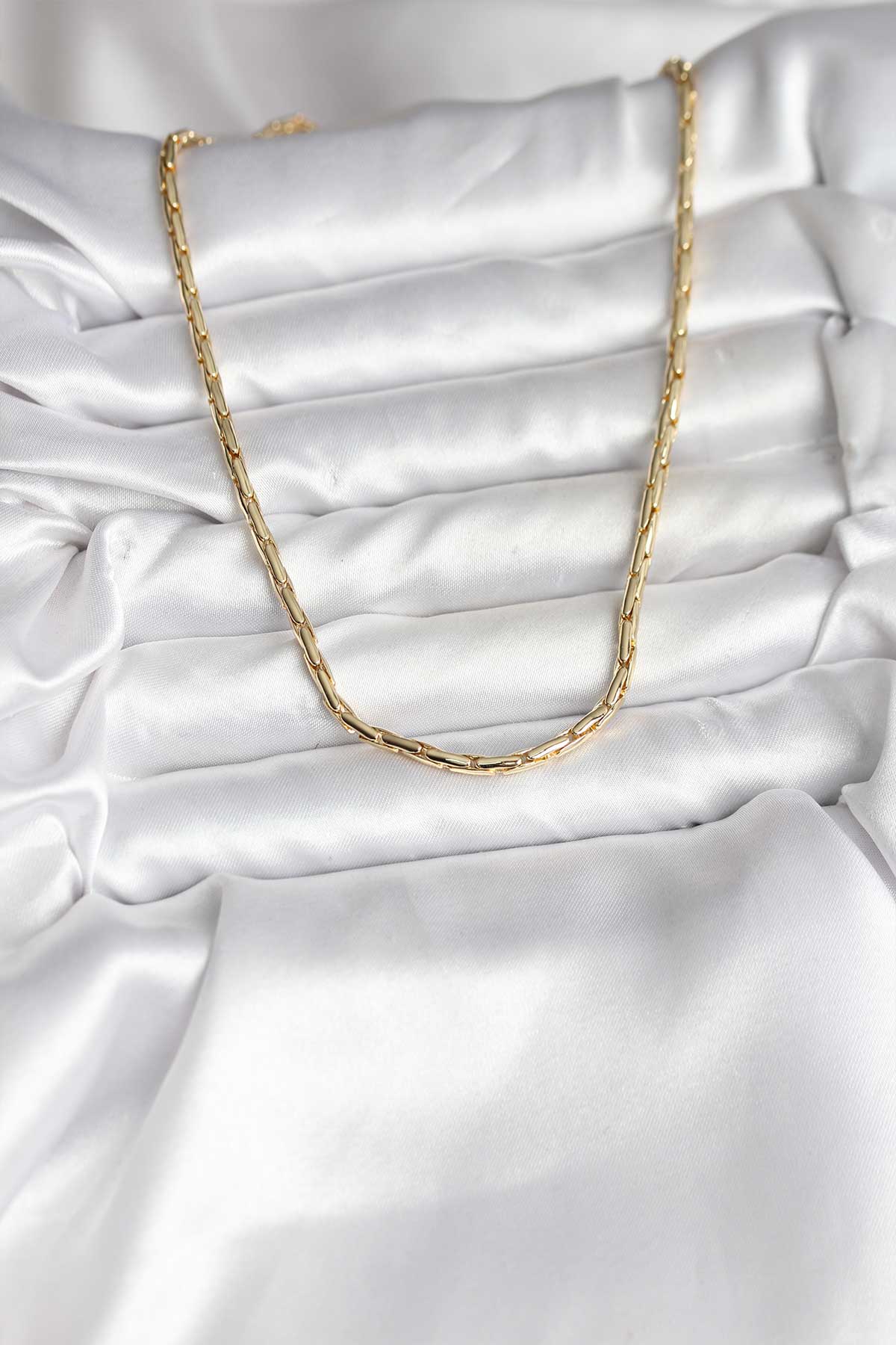 Tegan 14K Gold Renk Kaplama Model CM Kadın Kolye TG27BKO10730