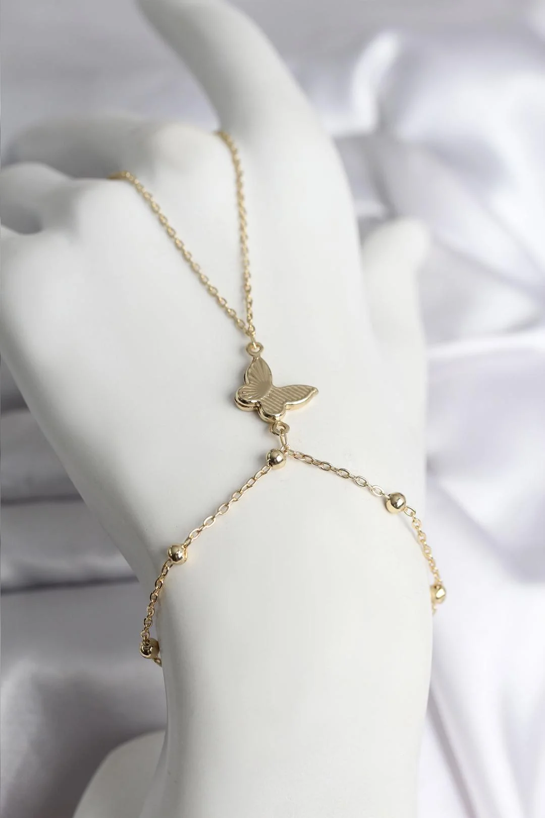 Tegan 316L Çelik Gold Renk Kelebek Model Kadın Şahmeran TG27SN740