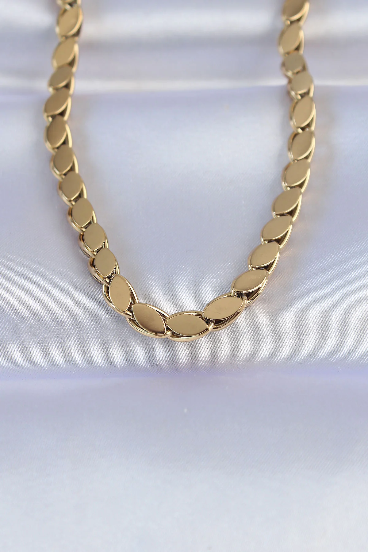 Tegan 316L Çelik Gold Renk Arpa Model Kolye TG27BKO8748