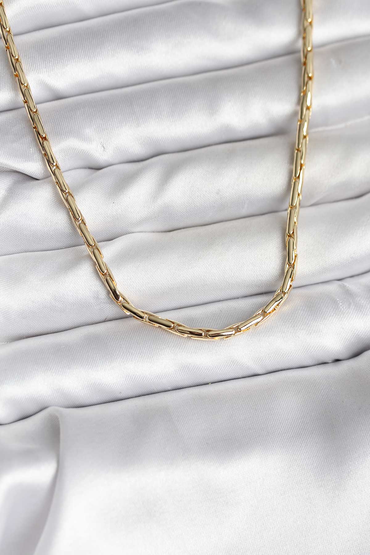 Tegan 14K Gold Renk Kaplama Model CM Kadın Kolye TG27BKO10730