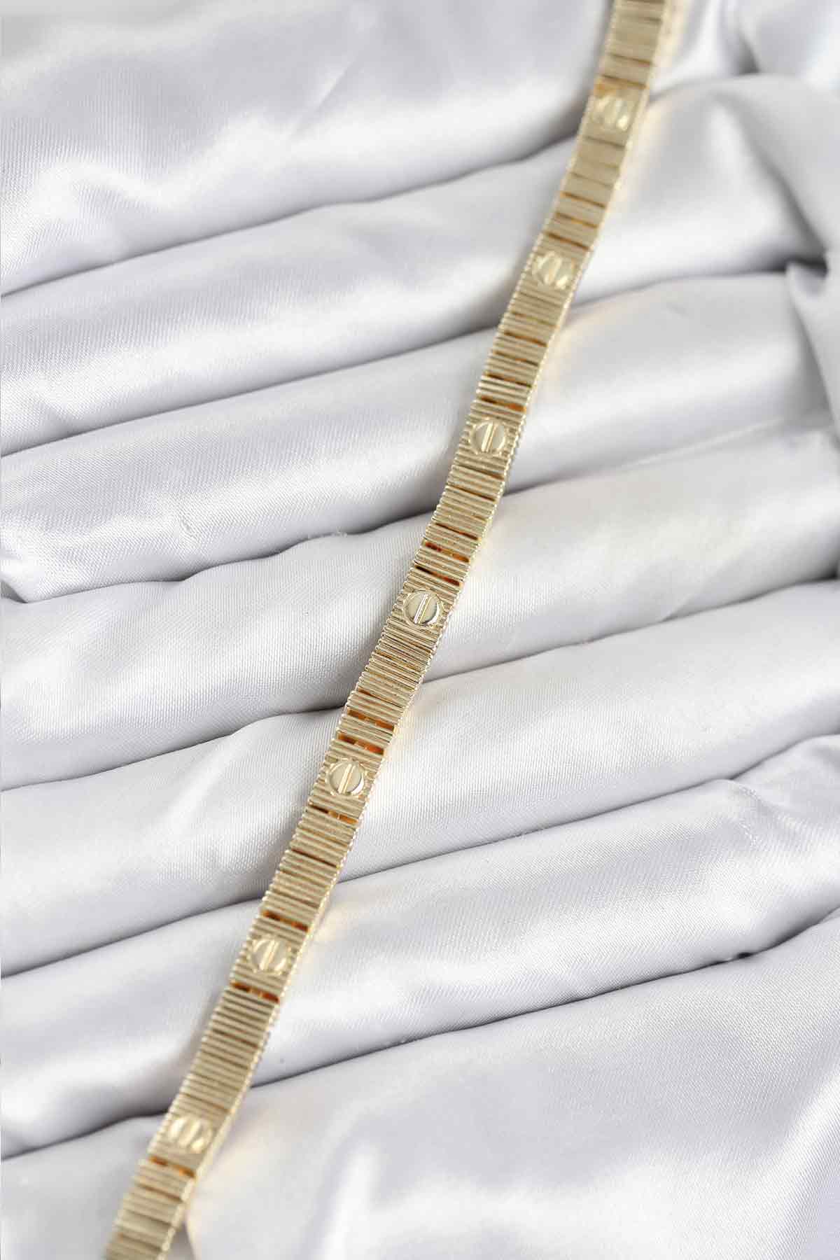 Tegan Gold Renk Vip Seri Bileklik TG27BB8078
