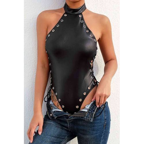 Tegan Fantezi Yanları Kuş Gözlü Yandan Bağlamalı  Seksi Babydol TG275426