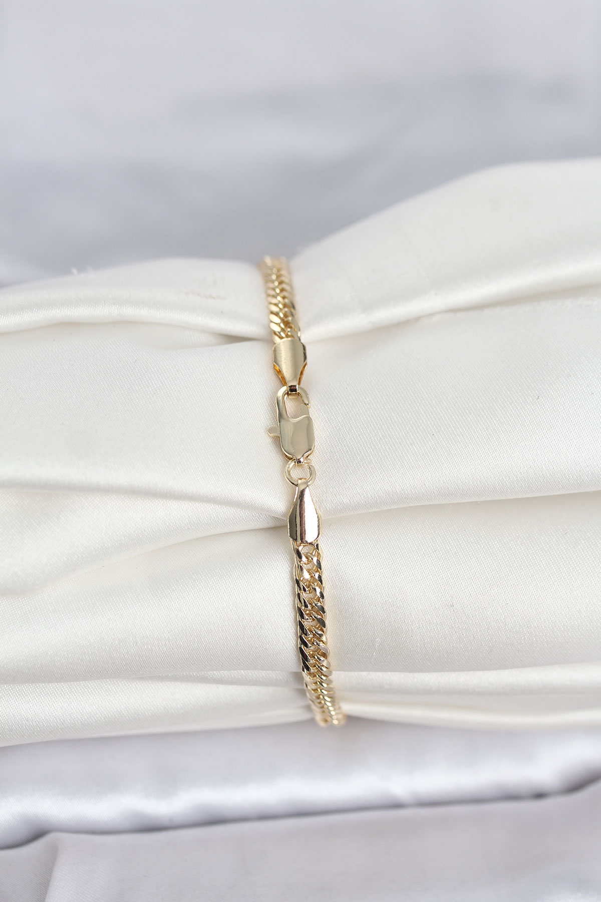 Tegan CM 14K Gold Renk Zincir Model Kadın Bileklik TG27BB8289