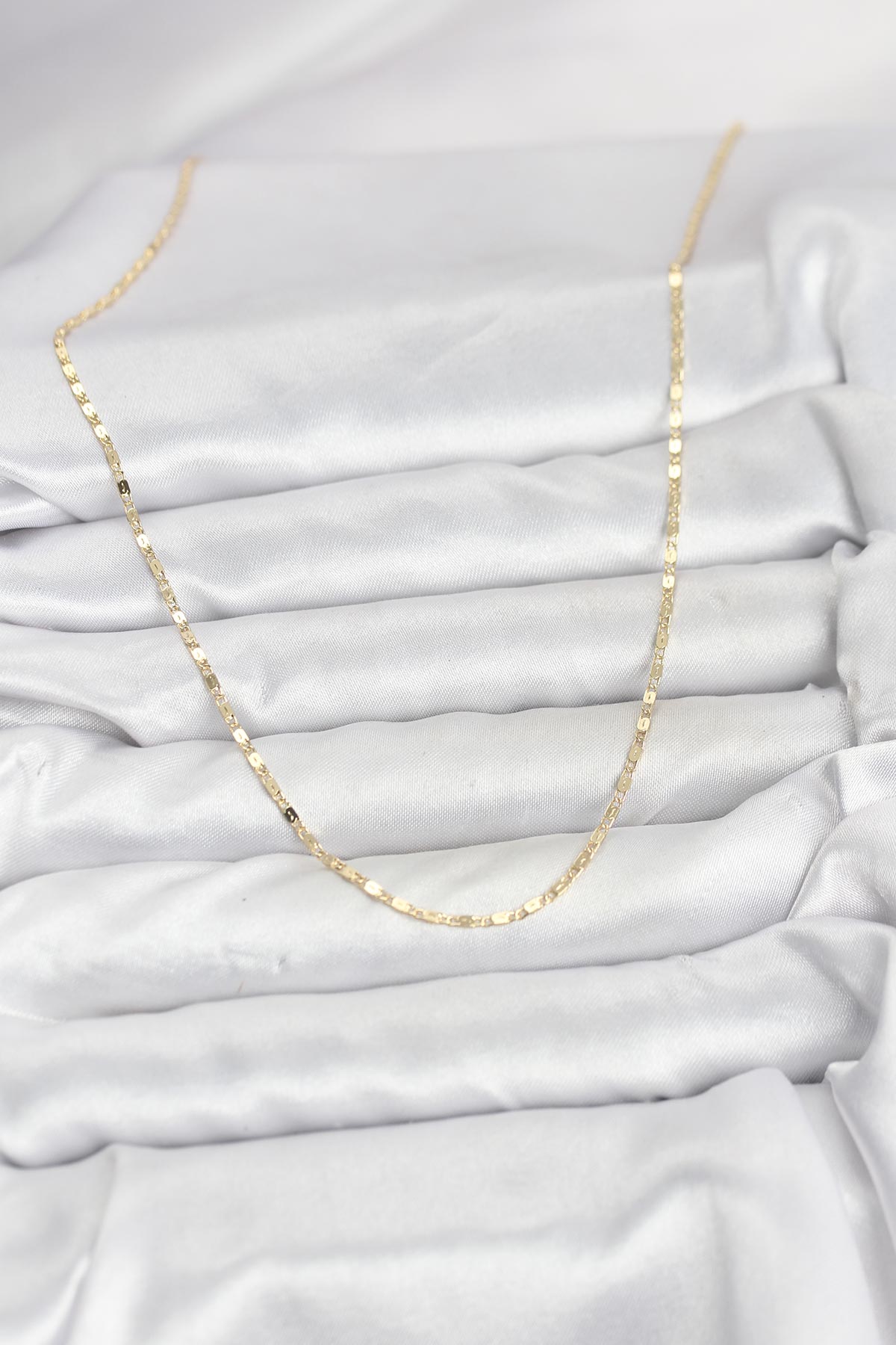 Tegan CM 14K Gold Renk Ezme Zincir Model 60 cm Kadın Kolye TG27BKO10933
