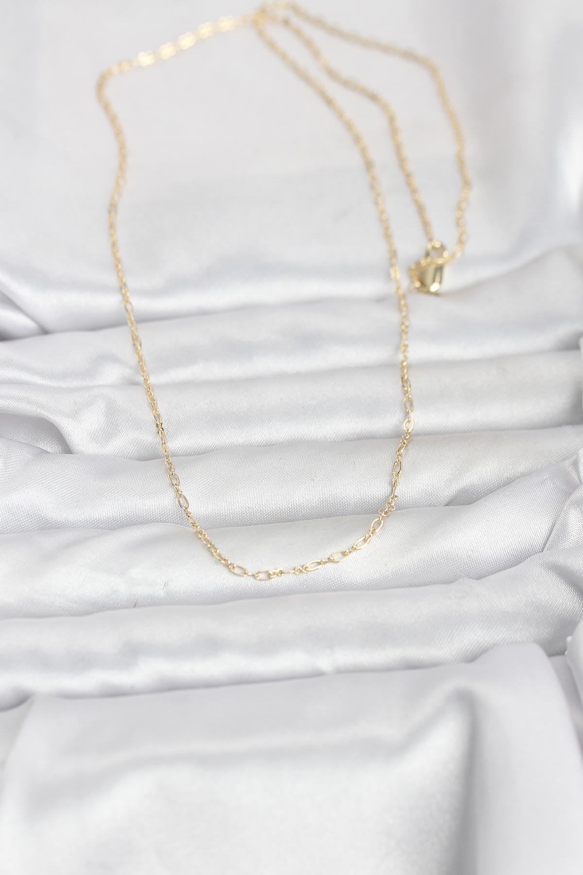 Tegan CM 14K Gold Renk 60 cm Zincirli Kadın Kolye TG27BKO10944