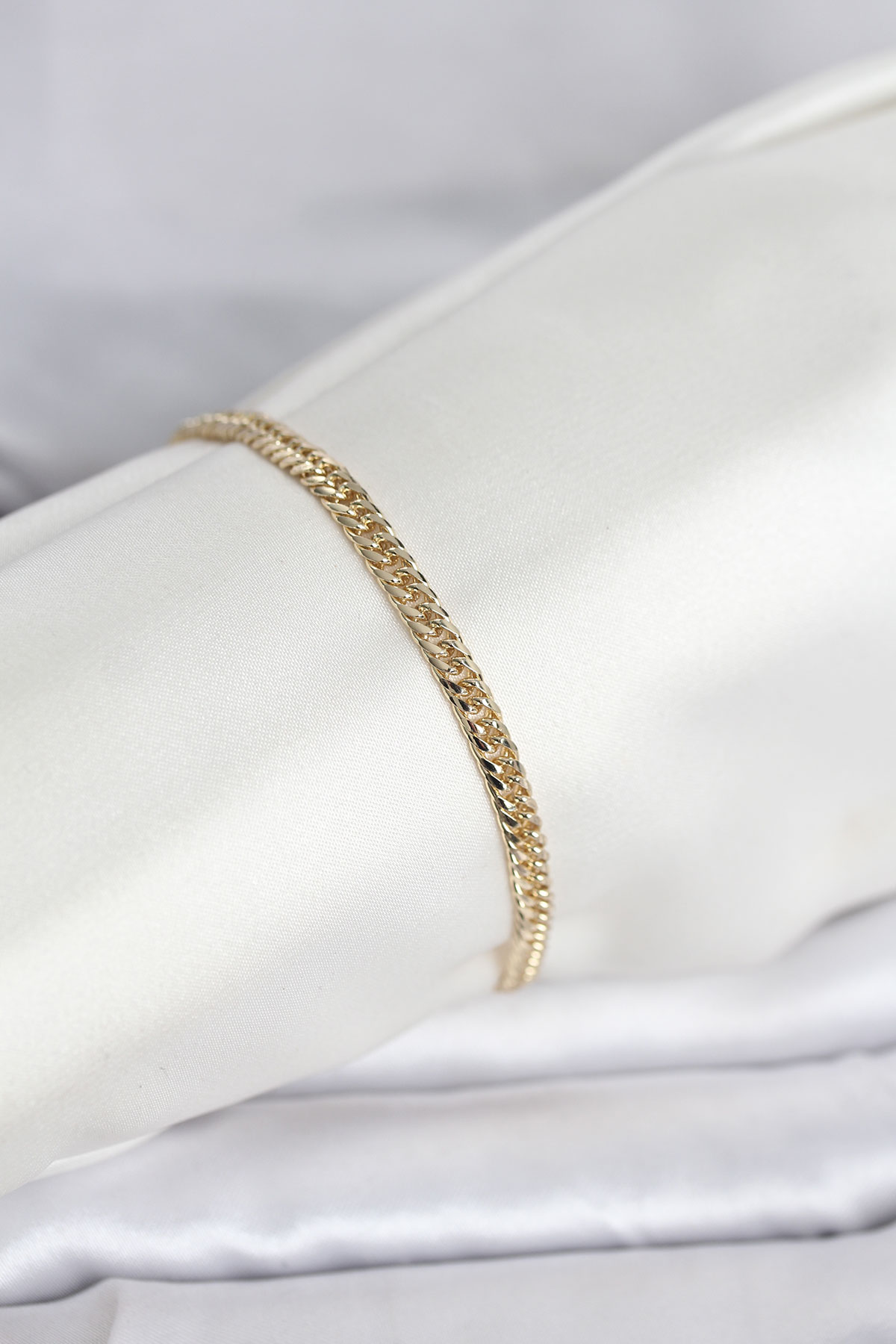 Tegan CM 14K Gold Renk Zincir Model Kadın Bileklik TG27BB8289