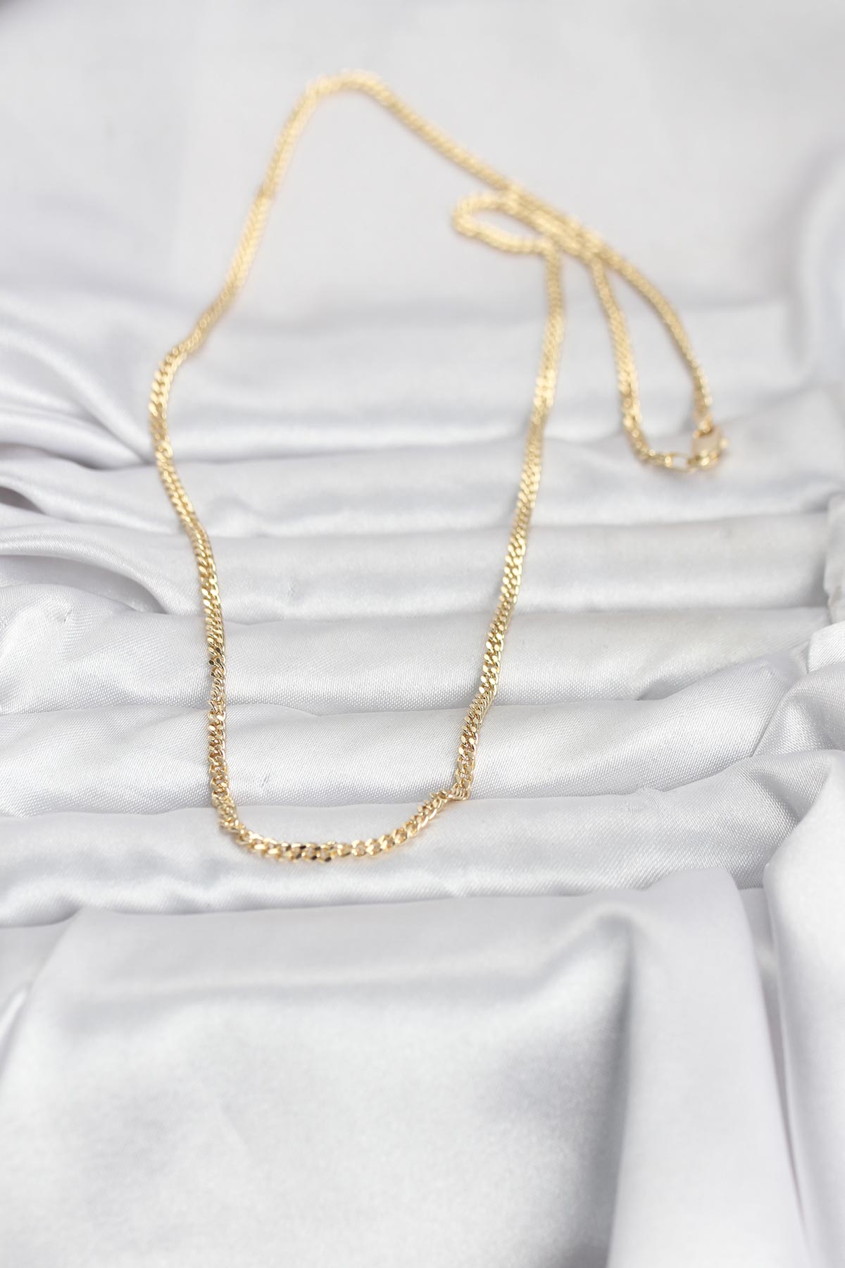Tegan CM 14K Gold Renk 60 cm Zincir Kadın Kolye TG27BKO10971