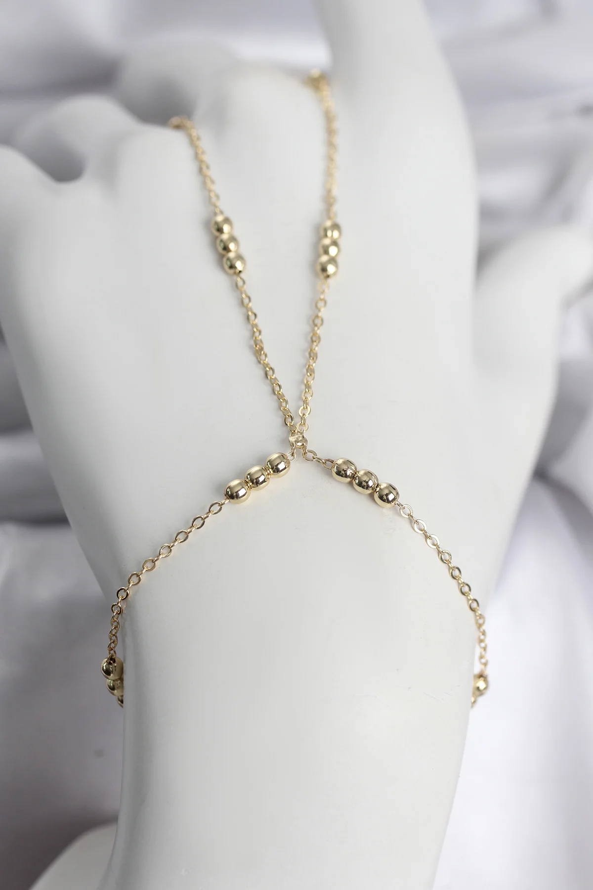 Tegan 316L Çelik Top Zincirli Gold Renk Kadın Şahmeran TG27SN745