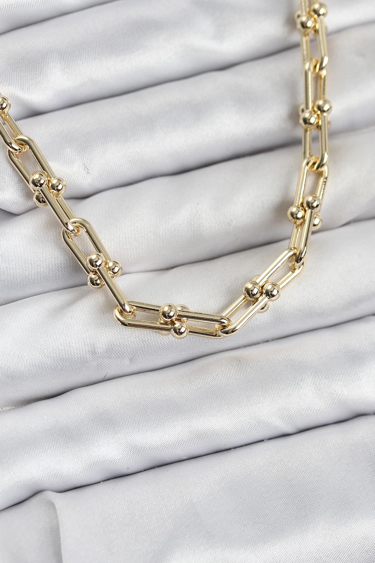 Tegan Pirinç Gold Renk Tifani Model Kadın Kolye TG27BKO10822