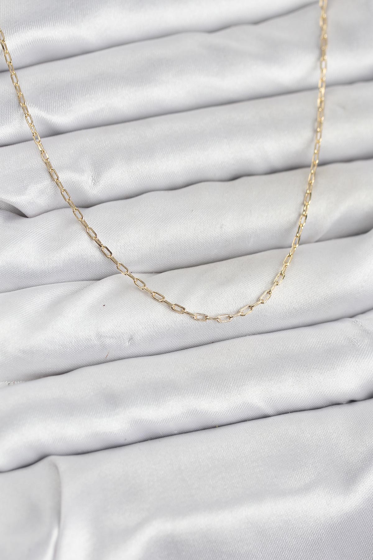 Tegan CM 14K Gold Renk Ataç Zincir Model 60 cm Kadın Kolye TG27BKO10934