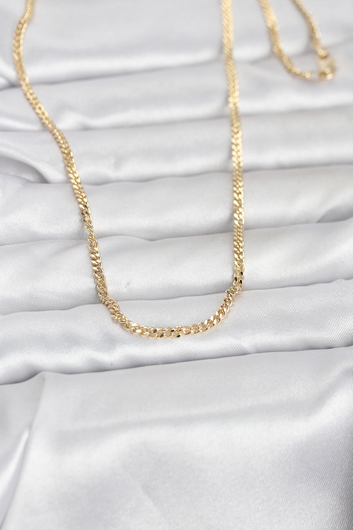 Tegan CM 14K Gold Renk 60 cm Zincir Kadın Kolye TG27BKO10971